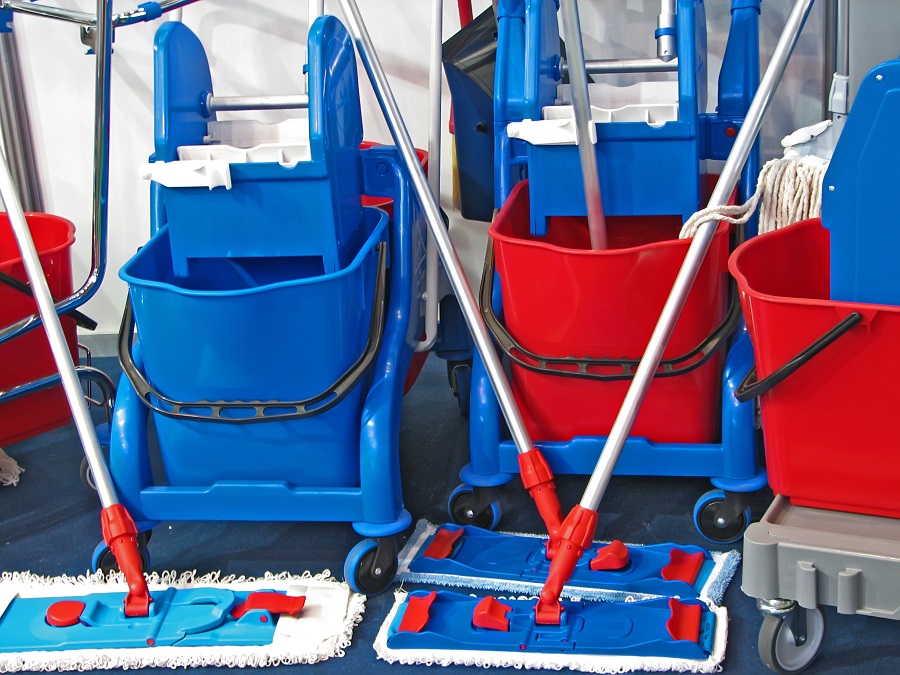 Cleaning Station for a Janitorial Service Company