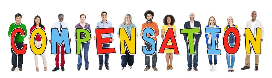 People Standing Holding a sign representing Workers Compensation