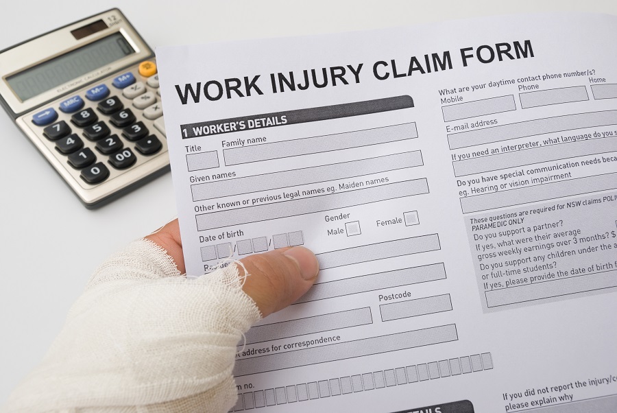 Workers Compensation First Report of Injury Form